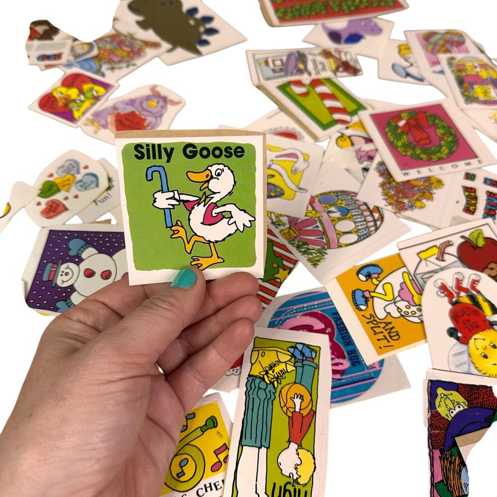 Huge Vintage Sticker Collection - Vintage Holiday Stickers 88 pieces - Picture 7 of 12